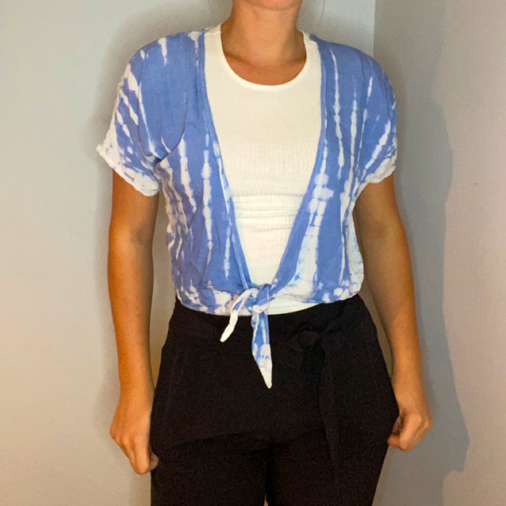 Bi-color Cardigan